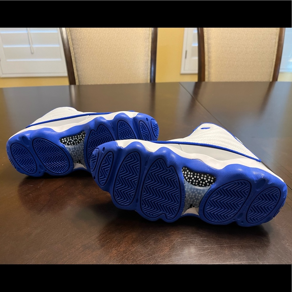 New Nike Air Jordan Pro Strong Basketball Sneaker White Blue Shoes Size US 5.5 - Picture 12 of 12